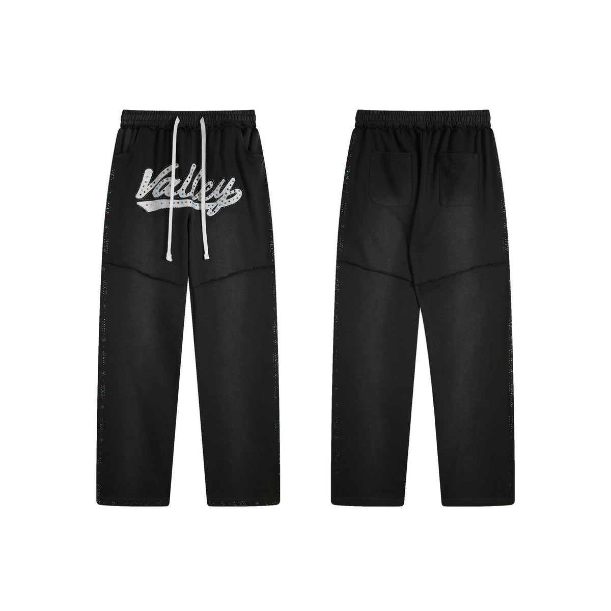 Valley Rhinestone Graphic Sweatpants — front