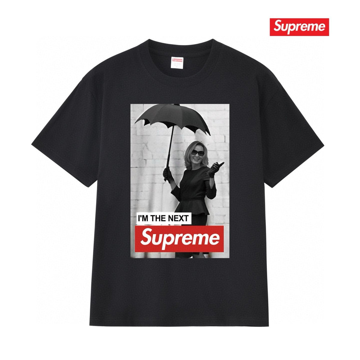 Supreme Umbrella Photo Graphic T-Shirt — front