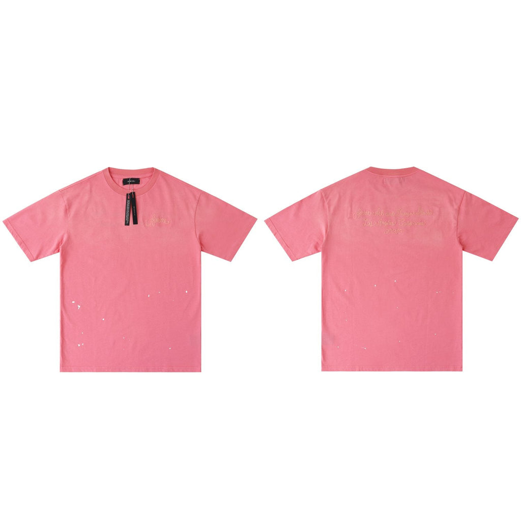 AMIRI Design Studio Paint-Splatter T-Shirt — front