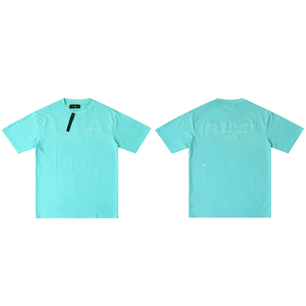 AMIRI Design Studio Paint-Splatter T-Shirt — front
