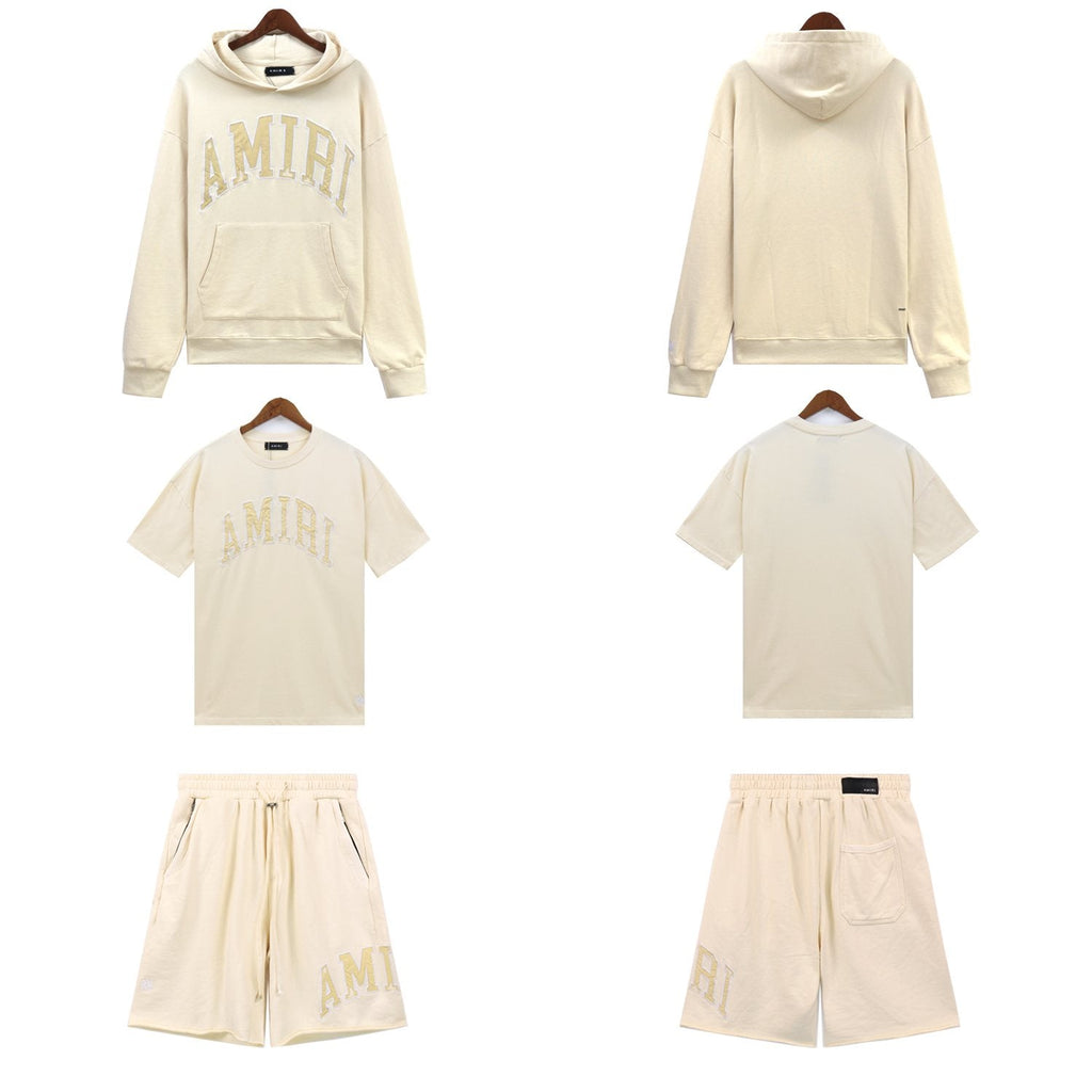 AMIRI Collegiate Wordmark Three-Piece Matching Set — front